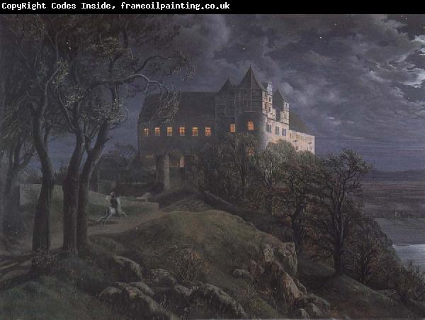 Oehme, Ernst Ferdinand Burg Scharfenberg by Night